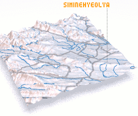 3d view of Sīmīneh-ye ‘Olyā