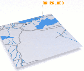 3d view of Nahr al ‘Abd
