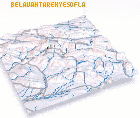 3d view of Belāvah Tareh-ye Soflá