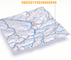 3d view of Kānī Seyyed Shokereh