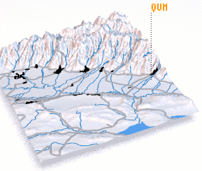 3d view of Qum