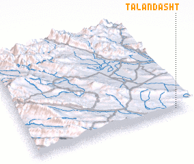 3d view of Tālāndasht