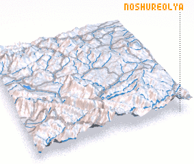 3d view of Noshūr-e ‘Olyā