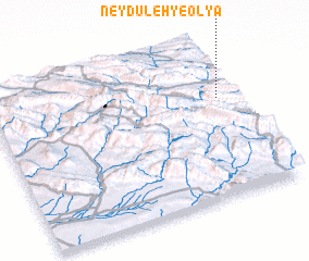3d view of Neydūleh-ye ‘Olyā