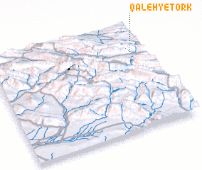 3d view of Qal‘eh-ye Tork