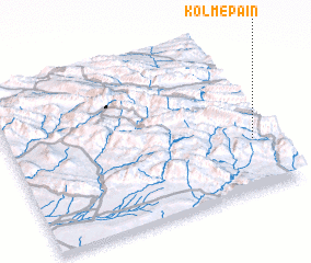 3d view of Kolm-e Pāʼīn