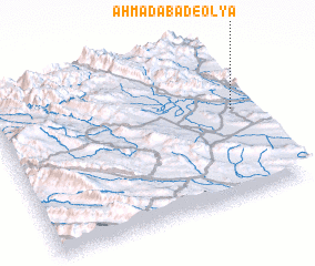 3d view of Aḩmadābād-e ‘Olyā