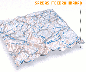 3d view of Sardasht-e Ebrāhīmābād