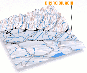 3d view of Birinci Bilǝcik