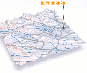 3d view of Meymūnābād