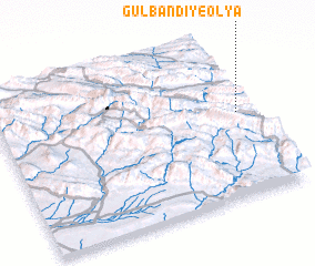 3d view of Gūlbandī-ye ‘Olyā