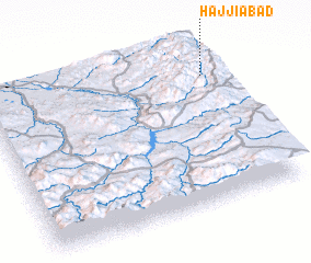 3d view of Ḩājjīābād