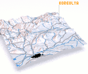 3d view of Kor-e ‘Olyā