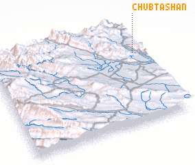 3d view of Chūb Tāshān