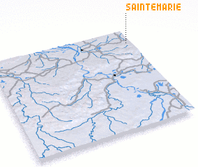 3d view of Sainte-Marie