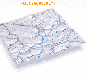 3d view of ‘Alībeyglū-ye ‘Olyā