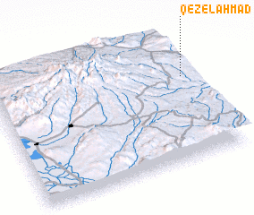 3d view of Qezel Aḩmad