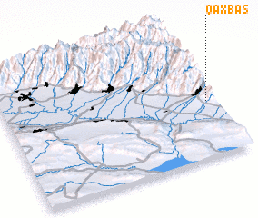 3d view of Qaxbaş