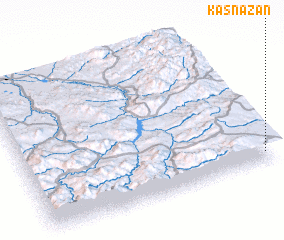 3d view of Kasnazān