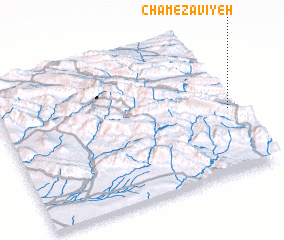 3d view of Cham-e Zavīyeh