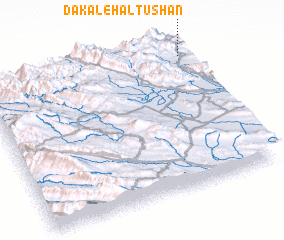 3d view of Dakal-e Haltūshān