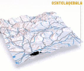 3d view of Oshtelaq-e Bālā