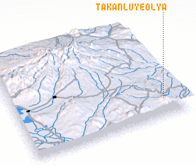 3d view of Takānlū-ye ‘Olyā