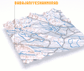 3d view of Bābā Jānī-ye Shāh Morād