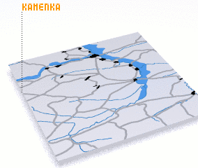 3d view of Kamenka