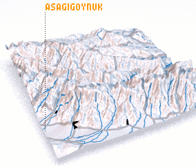 3d view of Aşağı Göynük