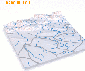 3d view of Bāneh Mūleh