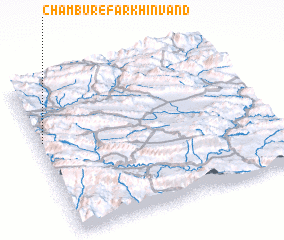 3d view of Cham Būr-e Farkhīnvand