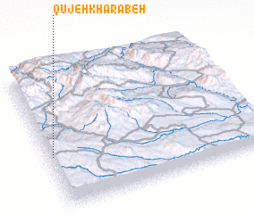 3d view of Qūjeh Kharābeh