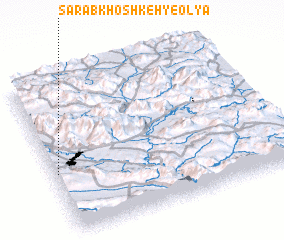3d view of Sarāb Khoshkeh-ye ‘Olyā