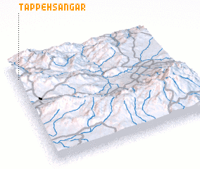 3d view of Tappeh Sangar