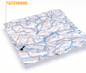 3d view of Tāzehābād