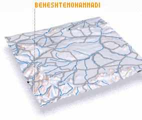 3d view of Behesht-e Moḩammadī