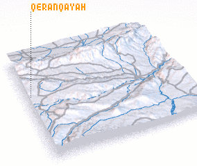 3d view of Qerān Qayah