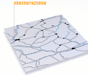 3d view of Krasnaya Zor\