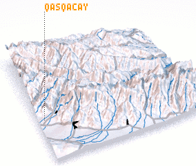 3d view of Qaşqaçay