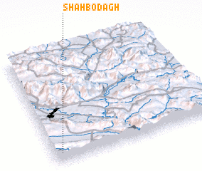 3d view of Shāh Bodāgh