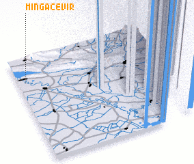 3d view of Mingǝçevir