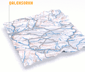3d view of Qal‘eh Sorkh