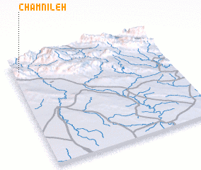 3d view of Cham Nīleh