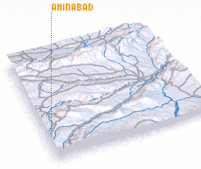 3d view of Amīnābād