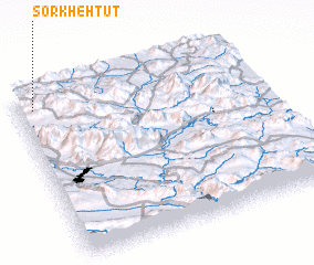 3d view of Sorkheh Tūt