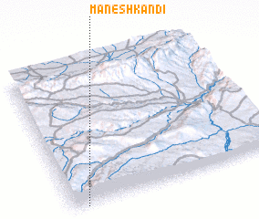 3d view of Manesh Kandī