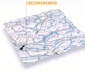 3d view of Cheshmeh Kabūd