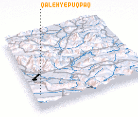 3d view of Qal‘eh-ye Pūq Pāq