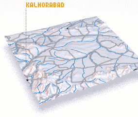 3d view of Kalhorābād